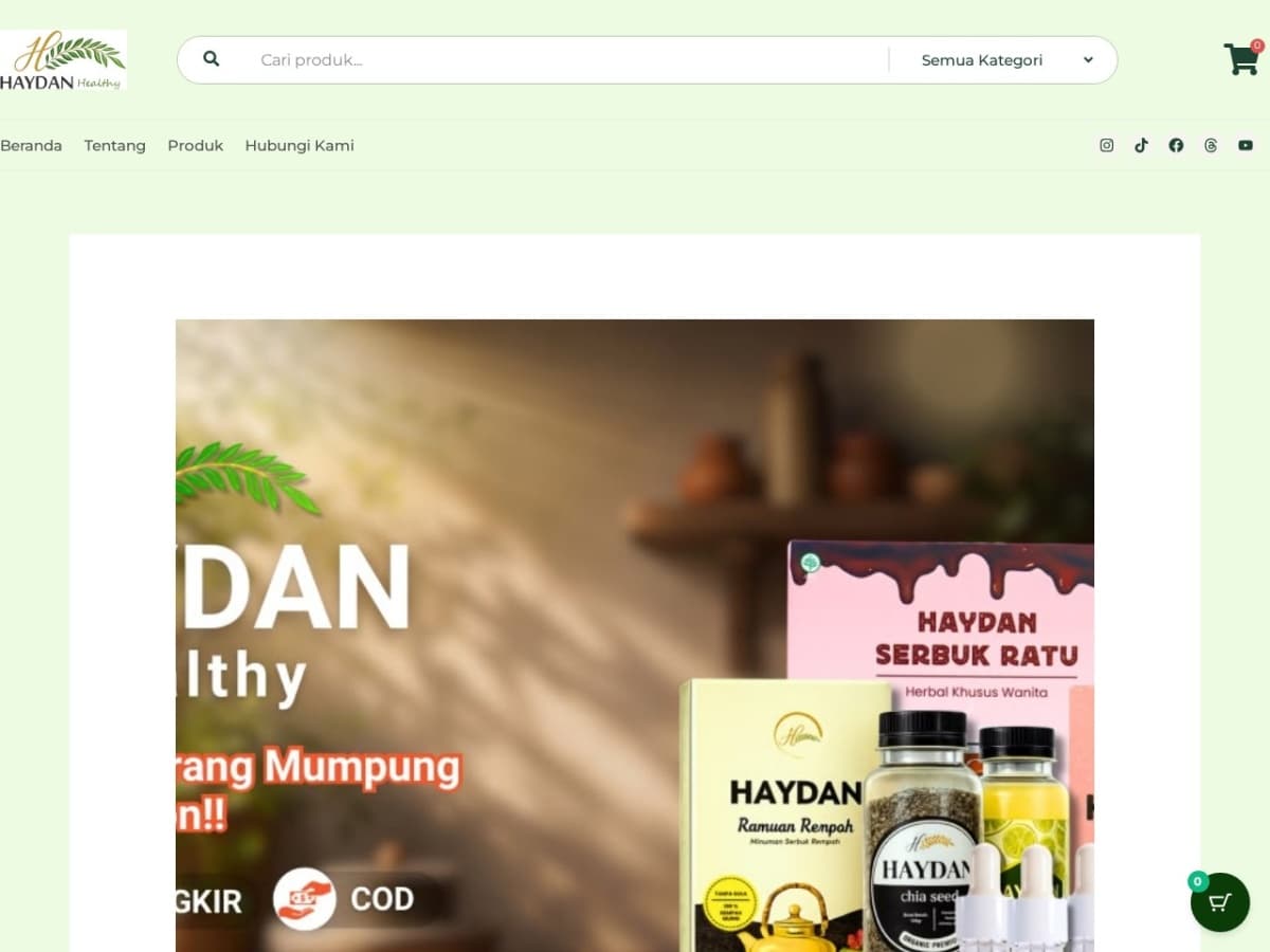 Haydan Beauty — tampilan